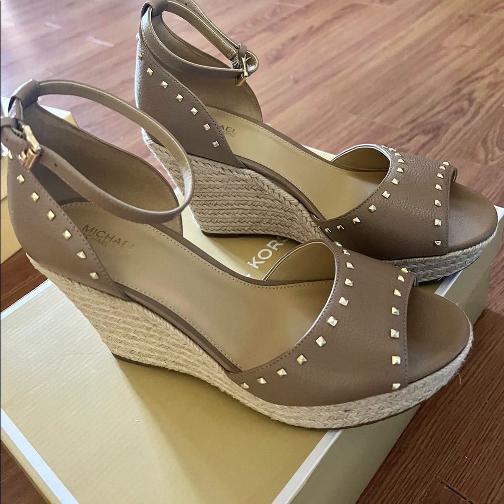 Michael Kors Summer Tan Wedges
